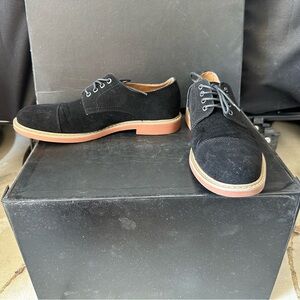 Alfani Men's Black Suede Semi-casual Dress Shoes